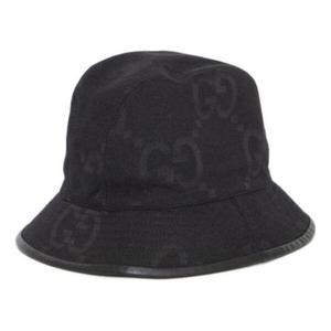 Бейсболка jumbo gg bucket hat 'black' Gucci, черный