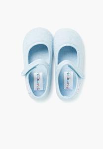 Балетки с ремешками Pisamonas, пестрый светло-голубой