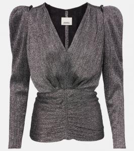 Топ с отделкой Marlin Isabel Marant, Silver