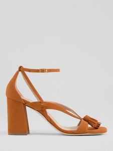 Кожаные сандалии Jeanie с ремешками L.K.Bennett, Tan