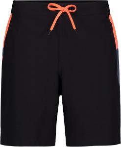 Мужские шорты для плавания с электробордом Under Armour, затягивающиеся на шнурок и эластичный пояс сзади, быстросохнущие, Black Vented Waistband