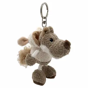 Очаровательная уродливая волк плюшевая кукла плюшевый кулон высота 10см ZOCO, Shiro Wolf