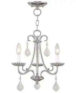 Люстра из металла Daphne 3-light Livex, chrome