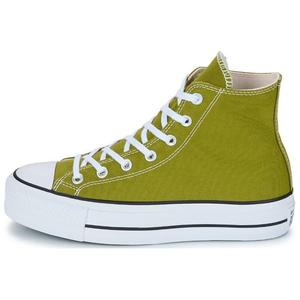 Chuck Taylor All Star Canvas Shoes Womens Mid-top Green/White Converse