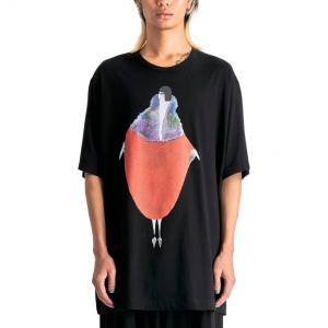 Yohji Yamamoto Футболка мужская черная