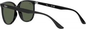 Женские квадратные солнцезащитные очки Ray-Ban RB4378, Black/Dark Green