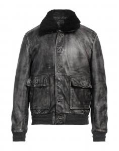Куртка The Jack And Jackie Leathers, угольно-серый