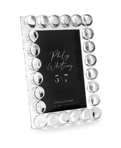 Фоторамка с пузырьками цвета имбиря, 5" x 7" Philip Whitney, clear