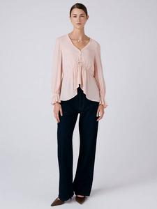 Топ с рюшами Tabitha Ghost, Pink