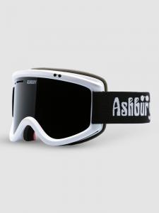 Очки для сноуборда Ashbury Warlock Og White +Bonus Lens Goggle, dark smoke/yellow spare