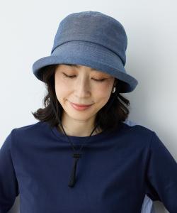 Матросская шляпа с лентой на спине [Можно стирать вручную]