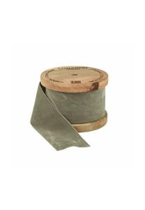 Лента бархатная Федра оливково-зеленая Loberon, оливково-зеленый