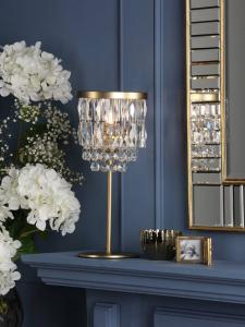 Настольная лампа Rhosill Laura Ashley, Metallic Brass