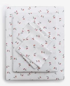 Комплект постельного белья из хлопкового сатина с принтом, 4 предмета, размер пол Arch Studio, Cherry