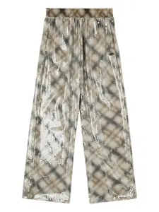 Брюки P-Erqueen с пайетками Diesel, бежевый