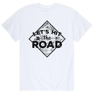 Мужская футболка Lets Hit The Road Licensed Character