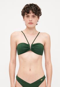 Верх бикини BANDEAU Copenhagen Studios, темно-зеленый