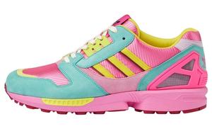 Кроссовки мужские Adidas X Gucci ZX 8000, розовый / бирюзовый