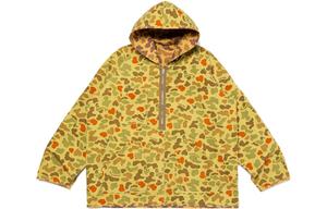 Куртка в стиле милитари унисекс оливково-зеленого цвета Human Made