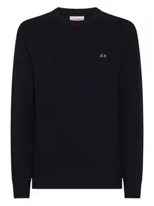 Джемпер в рубчик с длинными рукавами Sun68, синий