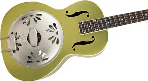 Gretsch G9202 Ограниченная серия Honey Dipper с круглым грифом, специальный резонатор с бронзовым звонком