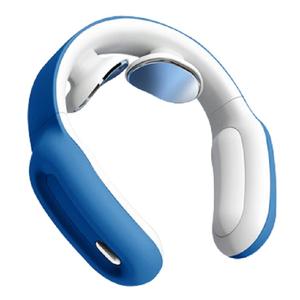 Массажер для шеи с термотерапией и импульсным массажем устройство для ухода за плечами и шеей спинальный прибор D12 PGG, синий