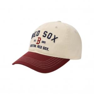 MLB Хлопковая бейсболка унисекс кремовая, Cream