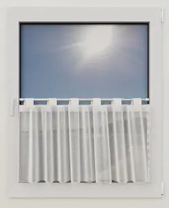 Дисковый стержень Indeko "Винт", 1 цилиндр, фиксированный размер, бесступенчатая регулировка зажимного стержня 40-60 см, Ø 9 мм, белый