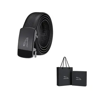 JAGUAR Кожаный ремень мужской, Black