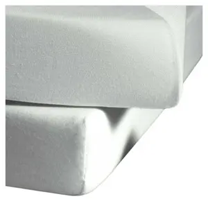 Простыня на резинке Mako-Jersey Jenny C, серебристый цвет 0978, 200 x 200 см Fleuresse