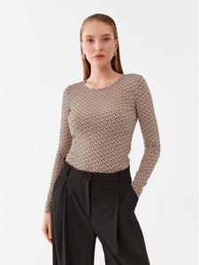 Узкая блузка Pinko, бежевый