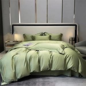 Generic Комплект постельного белья из хлопка однотонный