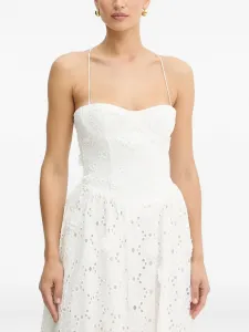 Платье Estie со шнуровкой Bardot, белый