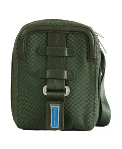 Зеленая маленькая сумка через плечо из переработанных материалов Piquadro, зеленый