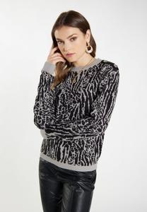 Джемпер faina Jumper, Grau Schwarz/Grey