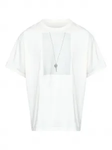 Футболка с круглым вырезом Mm6 Maison Margiela, белый