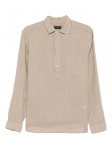Льняная рубашка Dell'oglio, нейтральный