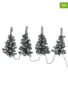 Hollybell Комплект из 2 светодиодных гирлянд для елки зеленого цвета