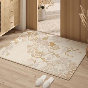 AOVOC Ковер 80х120 см из ПВХ в японском стиле для прихожей, нескользящий, Natural Wood Style, MULANGXING - 02