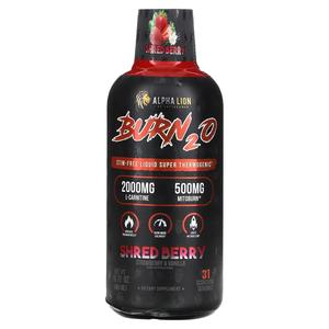 Добавка Alpha Lion Burn2O Shred Berry клубника и ваниль, 465 мл