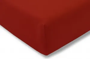 Простыня на резинке Fine Jersey 100 x 200 см разных цветов фиолетового цвета Estella