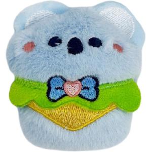 Плюшевый кулон с милым медвежонком в бабочке, высота 8 см JOY FUER, синий