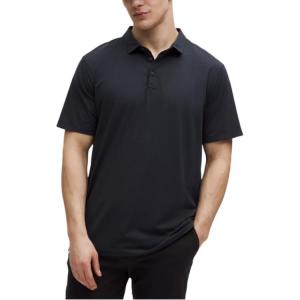 Мужская рубашка поло Evolution Lululemon, deep sea синий черный/nuny