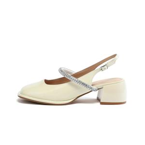 Туфли на платформе с массивным каблуком 5,5 см ST&SAT, абрикос