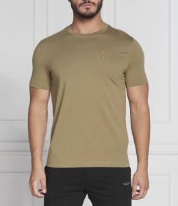 Футболка Aeronautica Militare slim fit, оливково-зеленый
