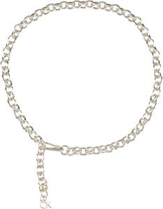 Женские узкие ремни Calvin Klein из сетки и цепочки для платьев и брюк, Gold