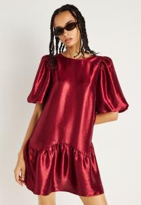 Платье Gina Tricot MINI DRESS, Pomegranate /Dark Red