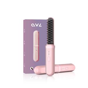 Портативная щетка для выпрямления волос, для домашнего использования 01 OVL, Flagship-Dusty Pink[200 Million Negative Ion Hair Care]