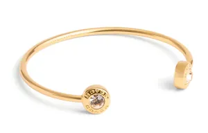 Кубический цирконий, стекло, позолоченные браслеты для женщин Gold COACH, золотой