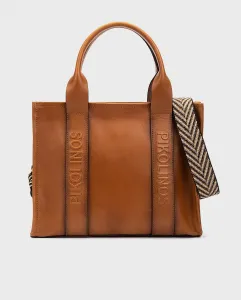 Женская кожаная сумка через плечо с застежкой-молнией Pikolinos, коричневый